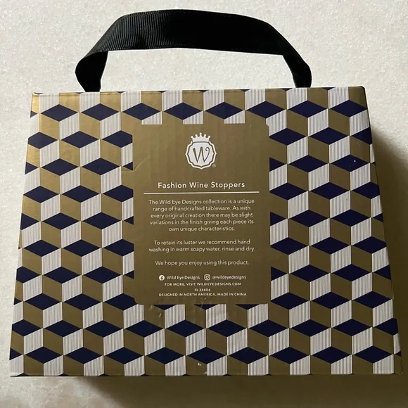 Fashion Wine Stoppers Gift Set New - Picture 7 of 8